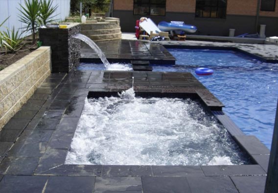 Black Limestone Pool Coping