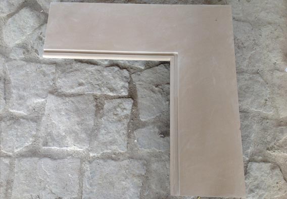 Corner Coping Yellow Sandstone