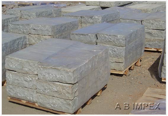 Grey Limestone Steps