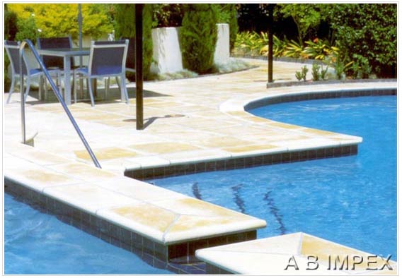 Mint Sandstone Pool Coping