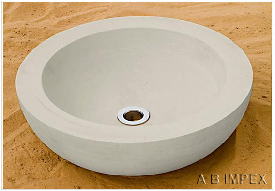 Grey Sandstone Wash Basin