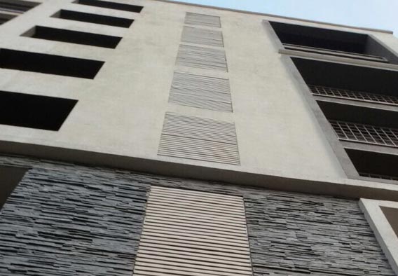 Silver Grey Slate Cladding