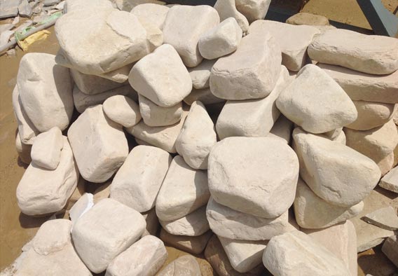 White Sandstone Boulders